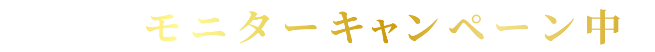 新規OPENに付きモニターキャンペーン